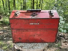 Vintage Craftsman Tombstone Red Metal Tool Box Cantilever Trays 18x13x10