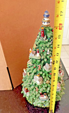 Vintage Danbury Mint First Mate Christmas Tree 17" Lighted Lighthouse Nautical picture