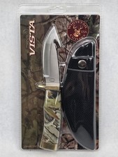 Whitetail Cutlery Vista Next G1 Camo 4.25" Knife W/ Gut-Hook & Sheath CP-051 NEW picture