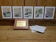 RARE 1950s Chang Shu-Chi Studio 12 Christmas/New Year Cards Envelopes Frame-able picture