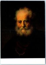 Postcard Study head of an old man By Rembrandt - Kassel, Germany picture