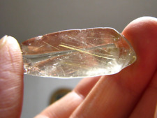 9g 1.75in CLEAR RUTILATED QUARTZ CRYSTAL BRAZIL picture