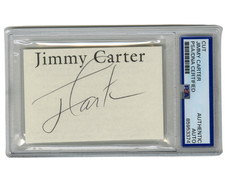 Jimmy Carter Signed Cut Autographed PSA/DNA Signature picture