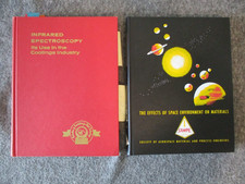 NASA SPACE MATERIALS COATINGS/RADIATION '67 INFRARED SPECTROSCOPY+'69 SAMPE BOOK picture