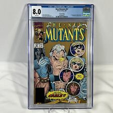 New Mutants #87 CGC 8.0 Marvel Comics 1990 2nd print Gold edition 1st Cable picture