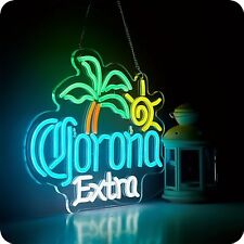 Palm Tree Beach Chair Sun Sign Neon Light Suitable for Bars picture
