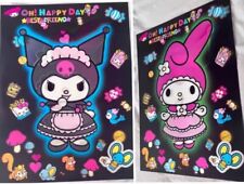 Kuromi/Melody•3D Lenticular Effect 2-in-1 Poster• Hello Kitty Sanrio picture