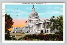 Washington D.C-United States Capitol from Garden, Vintage Postcard picture