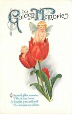 Artist impression C-1910 Flower Children Golden memories Postcard 20-7307 picture