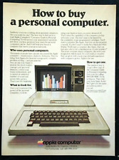 1978 Apple Computer apple II How to Buy a Computer Print Ad Cupertino Tech picture