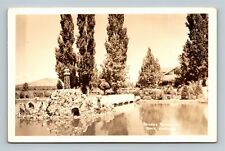 RPPC Petersen's Rock Garden OR, Rasmus, Oregon Vintage Postcard picture