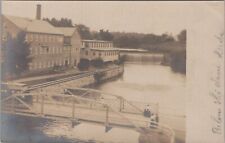 Leeds Massachusetts Below the Dam Bridge RPPC c1910s? Photo Postcard picture