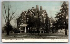 Monmouth Hospital Monmouth Illinois IL 1910 Postcard picture