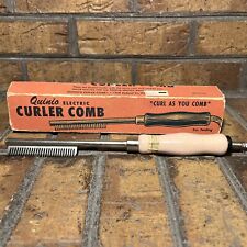 VTG Quinio Electric Curler Comb Curl As You Comb Made In USA ✅ With Box ✅ Works picture