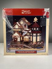 Lena’s Porcelain Lighted House Village Collection 2003 Open Box picture