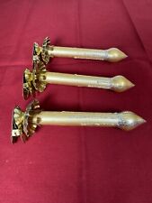 3 Champagne Color WATERFORD Holiday Heirlooms Clip On Holiday Candles Limited picture