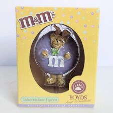 Vintage Boyds	 Purple Collectible Resin Easter Bear Figurine M&M's 2005	NIB picture