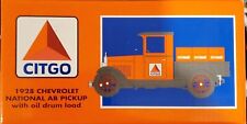 CITGO 1993 1928 CHEVROLET NATIONAL AB PICKUP W/OIL DRUM LOAD BANK, DIECAST METAL picture