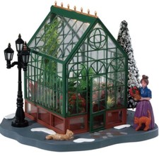 LEMAX Victorian Greenhouse-lighted Holiday Village Accent picture