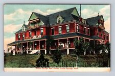 Geuda Springs KS-Kansas, Geuda Springs Bath House, Antique, Vintage Postcard picture