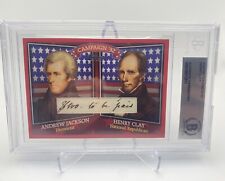 Henry Clay Authentic BAS Handwriting Relic Custom Politician “Great Compromiser” picture