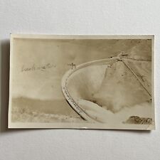 Antique RPPC Real Photograph Postcard Arrowrock Dam Boise ID Info On Back picture