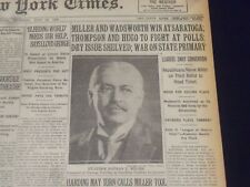 1920 JULY 29 NEW YORK TIMES - MILLER AND WADSWORTH WIN AT SARATOGA - NT 9334 picture
