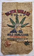 Slick Willie Clinton Marijuana Body Bag Man Cave Patriotic Memorabilia picture