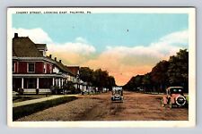 Palmyra PA-Pennsylvania, Cherry Street Looking East, Antique, Vintage Postcard picture