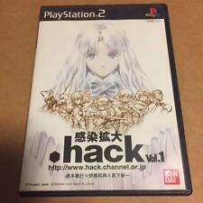 PS2 .hack//Expansion of infection vol.1 dot hack with DVD picture