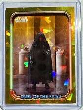 2024 Star Wars Sapphire. Duel Of The Fates: Enter Darth Maul. DF-2. Gold /50. picture