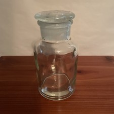 Clear Glass 125 ml Laboratory Reagent Bottle With Ground Glass Stopper picture