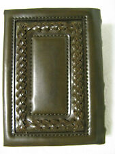 Beautiful Leather Braided Siddur Jewish Prayer Book All Hebrew Sefard picture