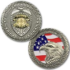 Police Officer Dedication Challenge Coin picture