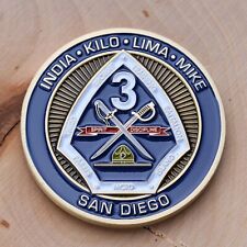 3rd Recruit Training Battalion San Diego Challenge Coin picture
