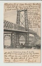 New York City View of the Williamsburg Bridge NYC by Rotograph Co 1905 POSTED NY picture