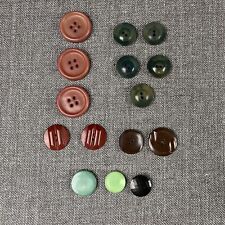 Lot of 15 Vintage Bakelite Buttons: Different Styles picture