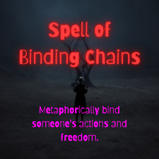 Spell of Binding Chains - Powerful Black Magic Hex to Bind Actions and Freedom picture