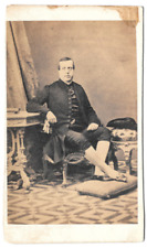 CDV photo Marquis / Italian Count Mr Bella Italy circa 1860 albumin nobility picture