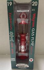 NEW Gearbox 1920 Wayne Fire chief Texaco Gas Pump Diecast Mechanical Coin Bank picture