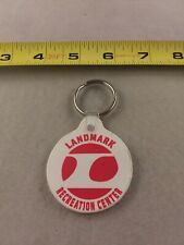 Vintage Landmark Recreation Center Keychain Key Ring Chain Fob Hangtag *EE27 picture