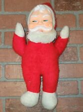 18 Inch Vintage Plush Commonwealth Of Pennsylvania Santa Claus Rubber Face picture