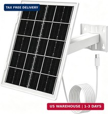 Solar Panel for Outdoor Security Camera 4.5W 5V, IP66 Waterproof with Adjustable picture