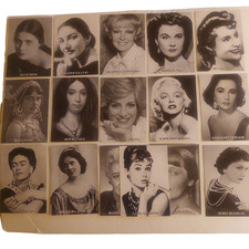 Vintage Postcard Celebrity Art Black and White Photo In Russian Language picture
