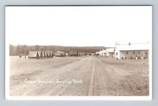 Grayling MI-Michigan, RPPC, Camp Grayling, Antique, Souvenir, Vintage Postcard picture