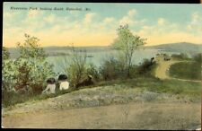 Antique Postcard Riverview Park Hannibal MO Looking over Mississippi River 1911 picture