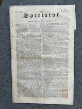 THE SPECTATOR 15 OCT 1831 STEAM BOAT CRASH HURRICANE BARBADOS ORIGINAL NEWSPAPER picture