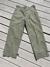 WW2 US Army M1943 Cotton Field Trousers 30x30 Original WWII 1945 Pants picture