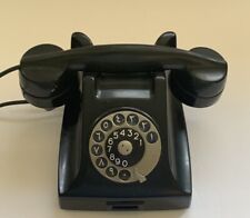 Vintage Ericsson LM Black Bakelite Rotary Dial Telephone Made In Sweden picture