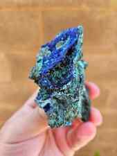 183g Malachite/Azurite/Druse/Raw Specimen/All Natural Mineral/Liufengshan Mine, picture